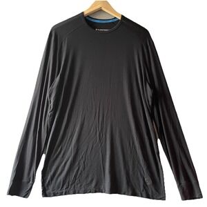 Climatesmart Modalcore‎ Baselayer Shirt Mens L Black Stretch Lightweight Casual